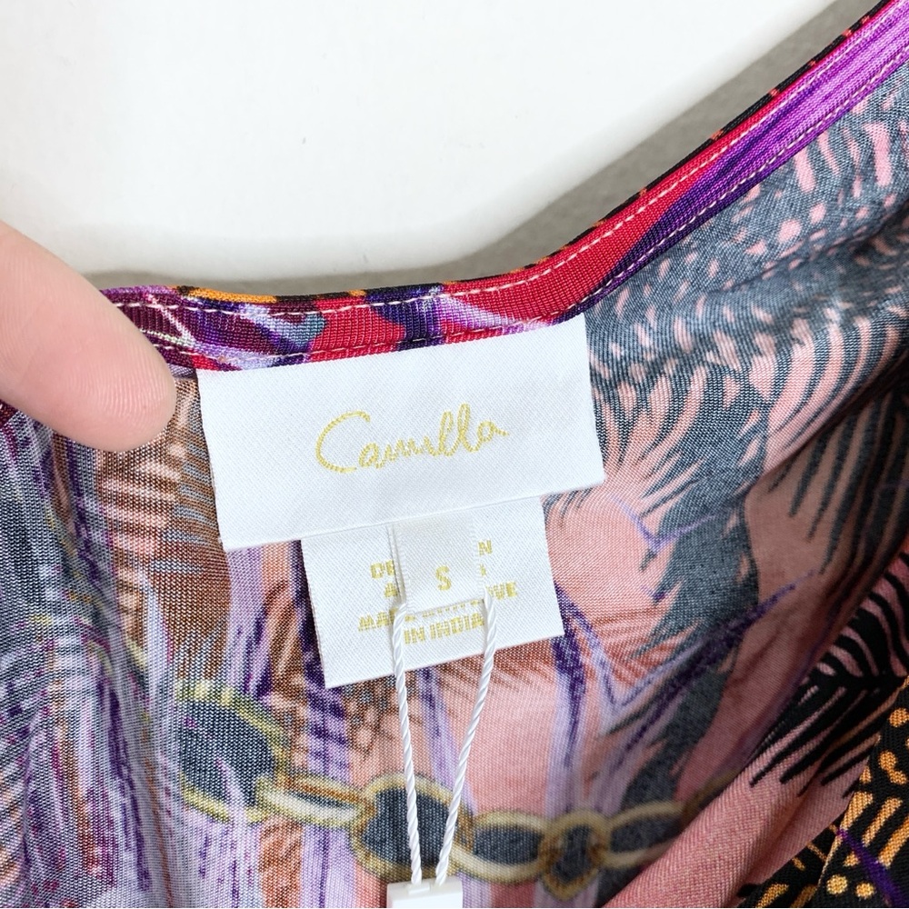 NEW Camilla Wild Loving One Shoulder Jersey Dress (Sz S) Jewel Embellished Maxi - Picture 12 of 16